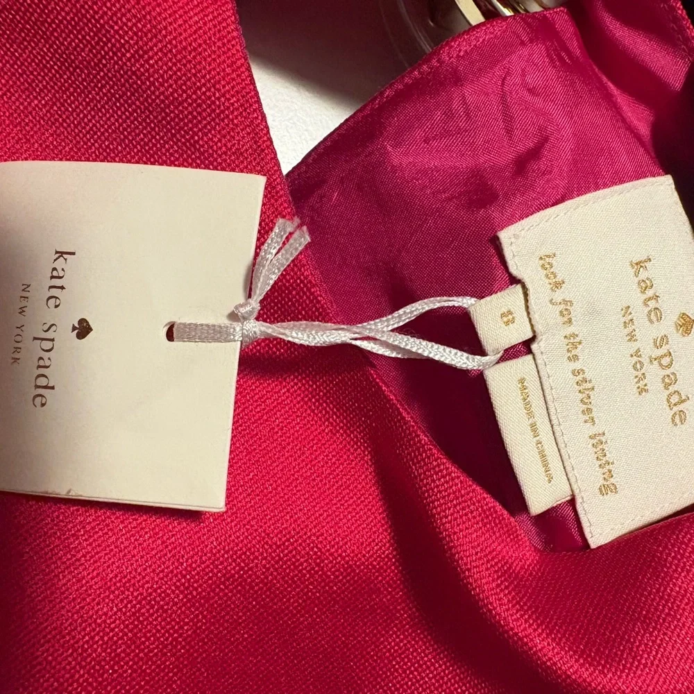 kate spade Vibrant Red Sleeveless Mini Dress